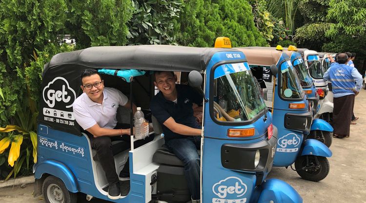 Launch of Get Ride, homegrown ride hailing platform in Mandalay