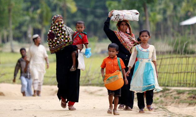 UN Field visits second time Rakhine refugees