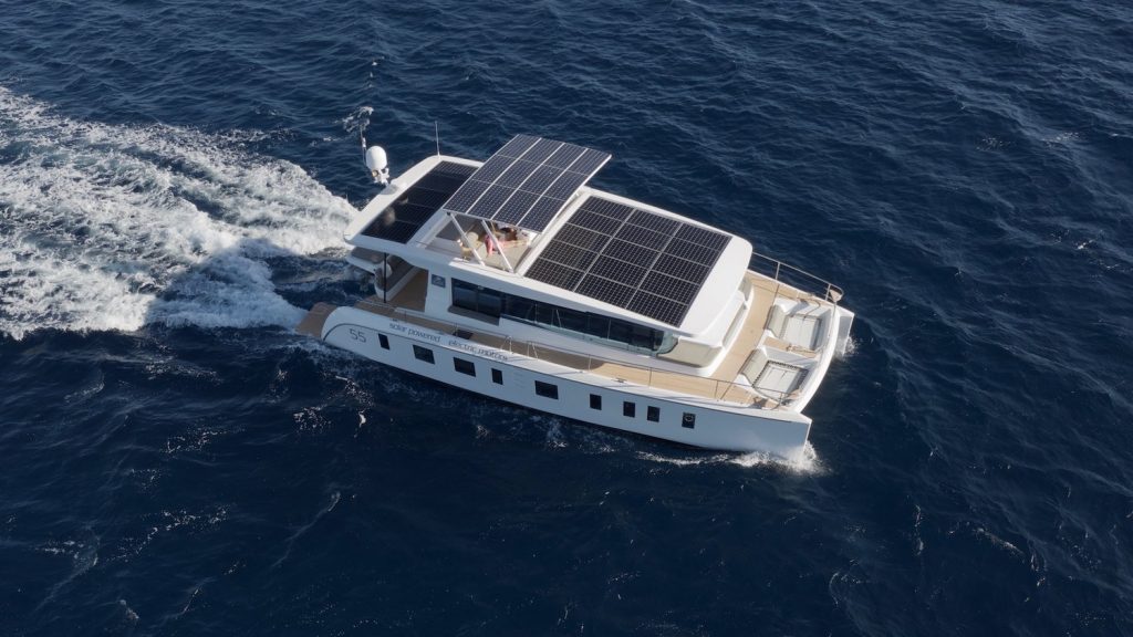 first solar powered yacht